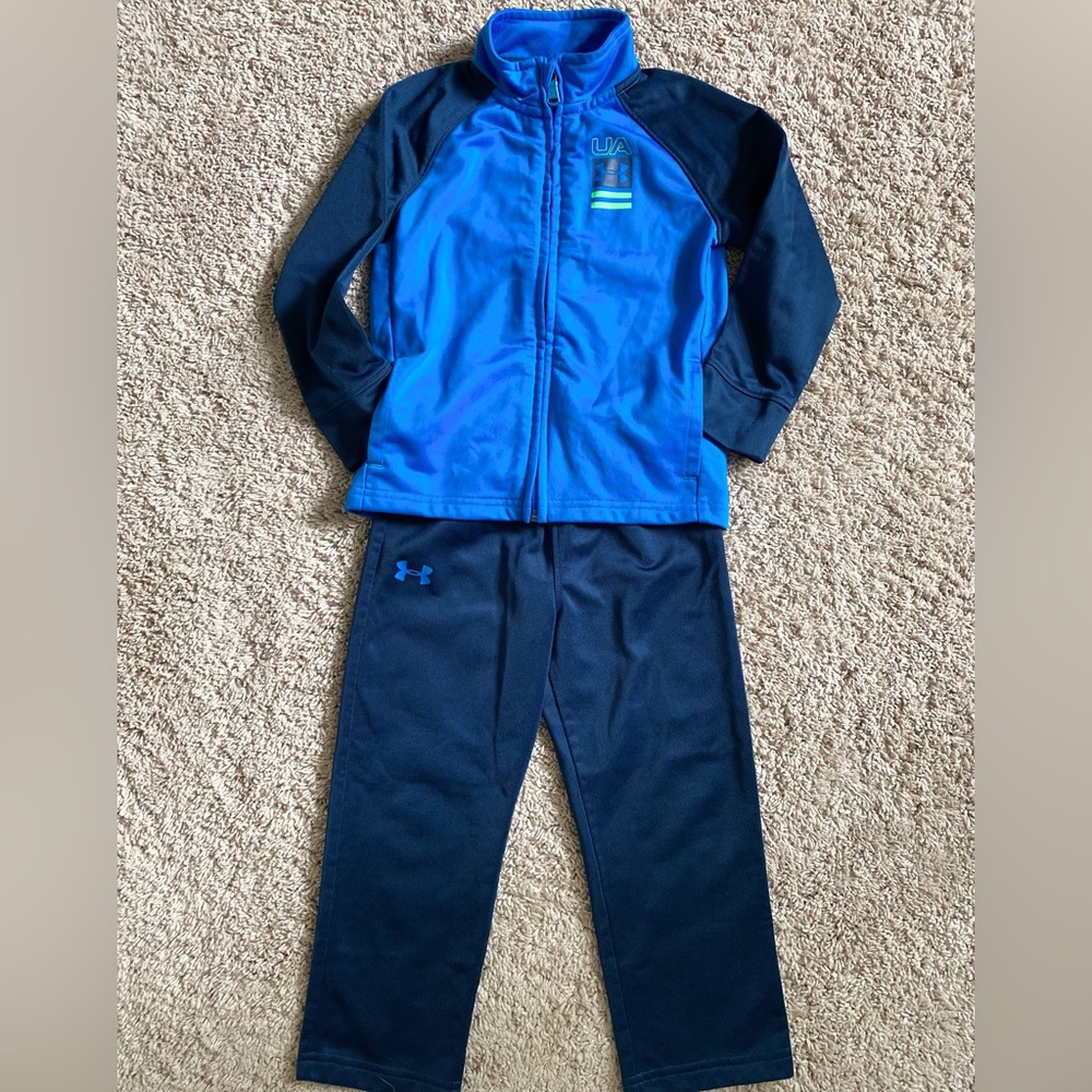 Under Armour Navy and Royal Blue Athletic Set, size 3T